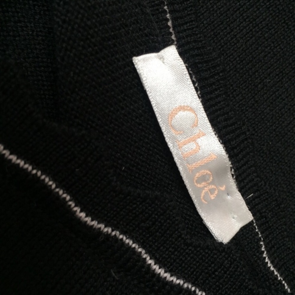 Chloe Black Cashmere Tank Top (medium) - Picture 2 of 3